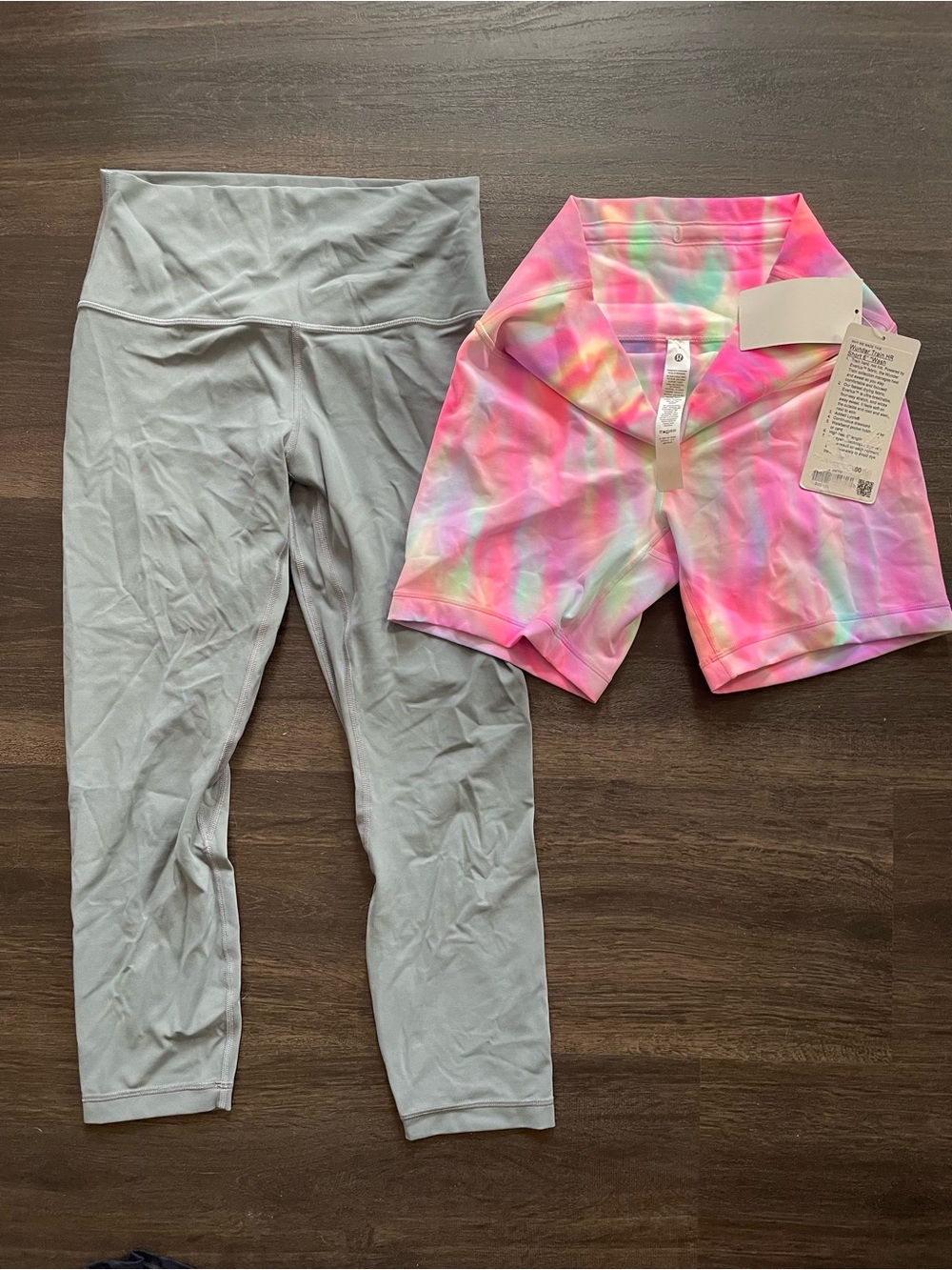 NWT Lululemon bundle Size 8 Align leggings & Wunder Train high rise shorts